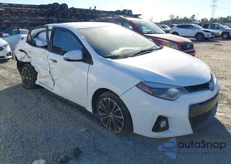 2015 Toyota Corolla S Plus from USA, damaged, VIN 5YFBURHE5FP247420